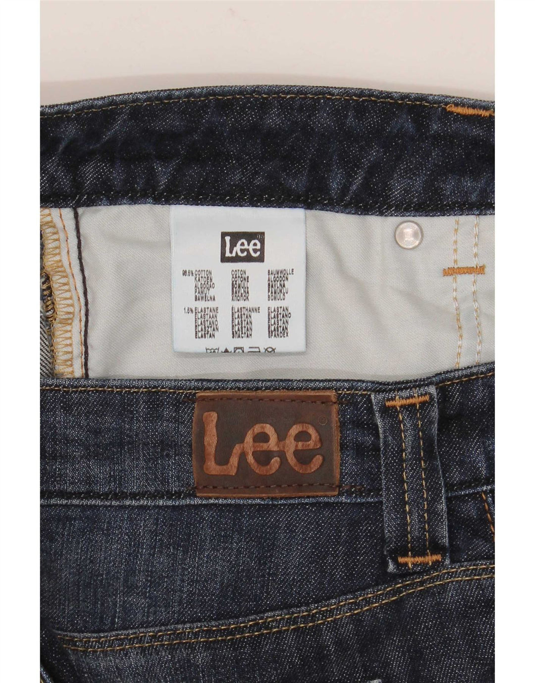 Blugi Lee pentru femei Marion Bootcut W30 L28, bumbac bleumarin