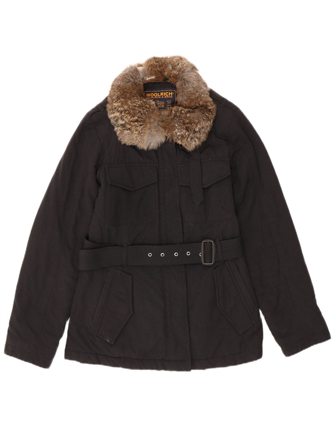 Jachetă căptușită pentru femei WOOLRICH UK 10 Small Bleumarin
