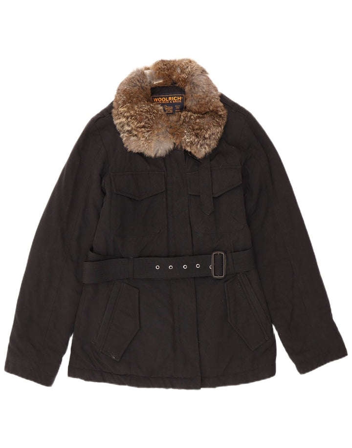 Jachetă căptușită pentru femei WOOLRICH UK 10 Small Bleumarin
