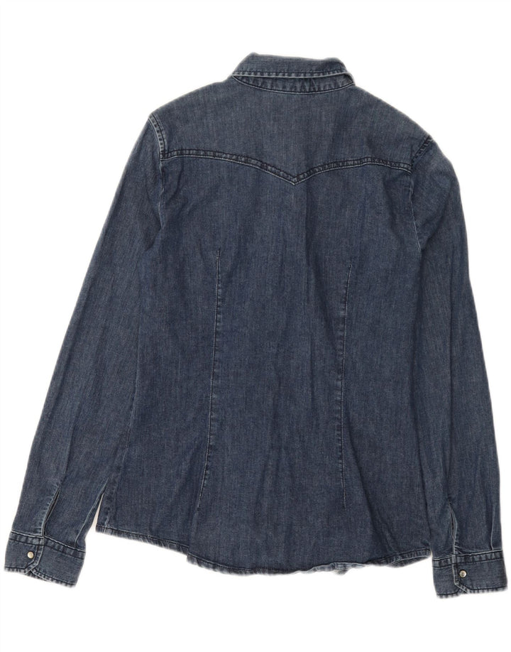 Cămașă de blugi pentru femei Sisley UK 10 Small Bleumarin
