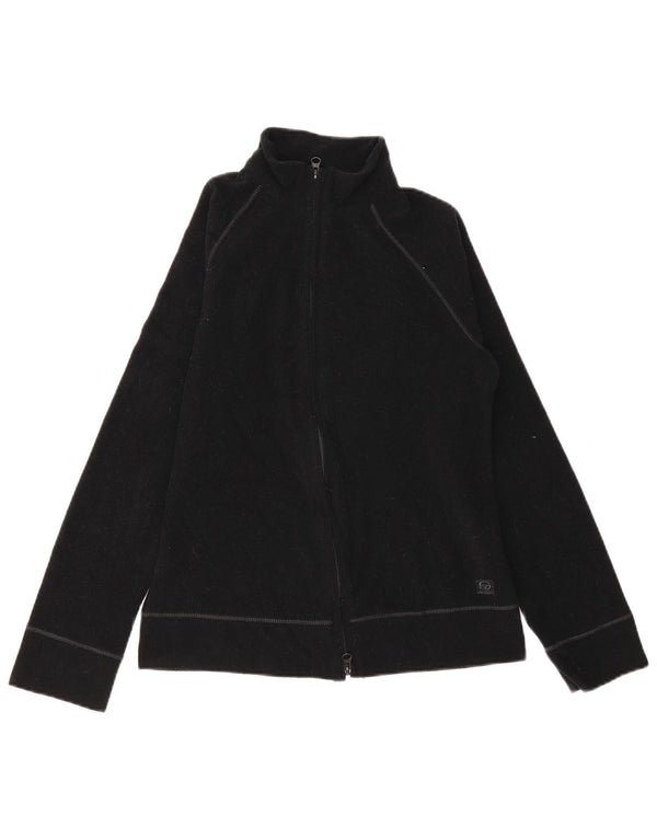 SERGIO TACCHINI Jachetă polară pentru femei UK 12 Poliester mediu negru