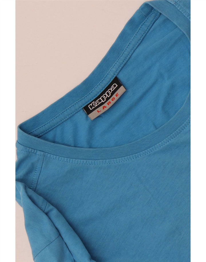 Tricou grafic pentru bărbați Kappa Top mare albastru