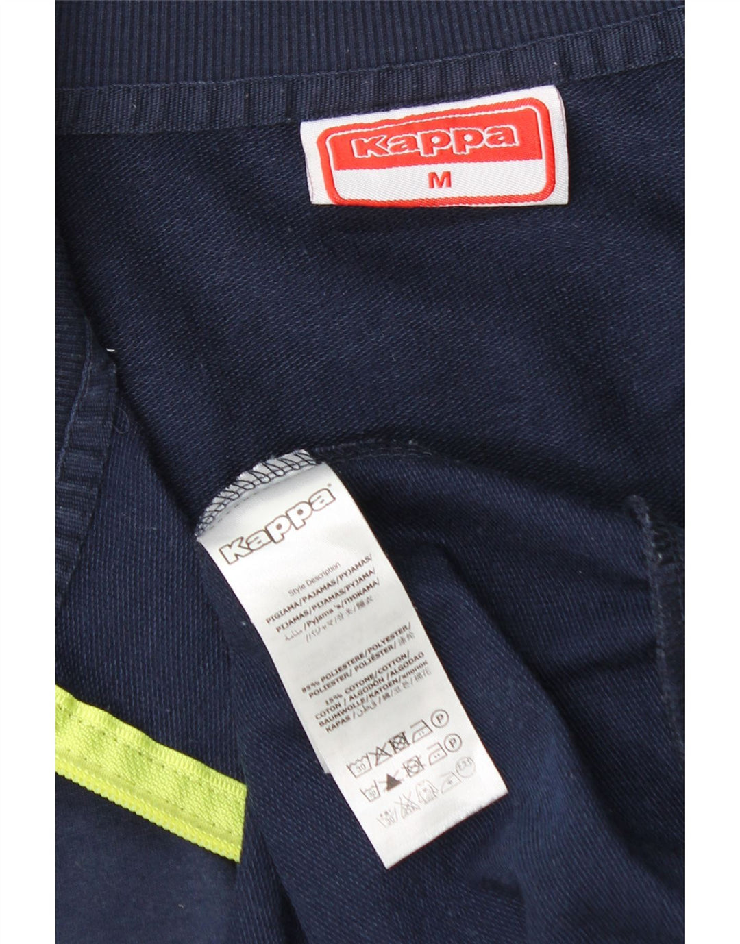 Jachetă de trening pentru bărbați Kappa, din poliester bloc de culoare, albastru marin mediu