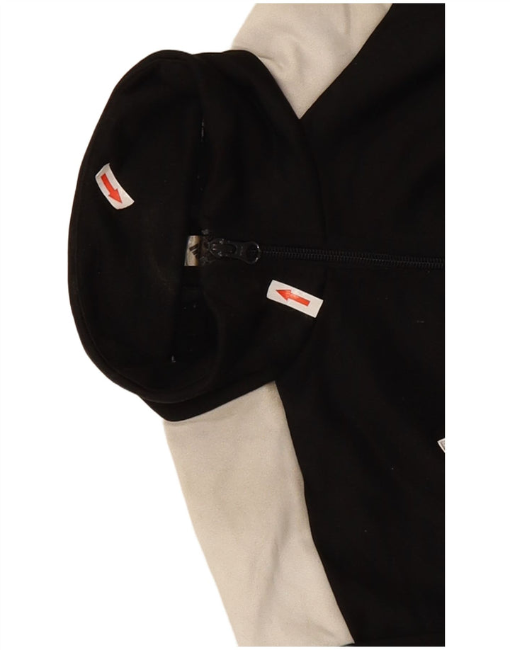Jachetă de trening pentru bărbați Adidas, mare, negru, poliester bloc de culoare