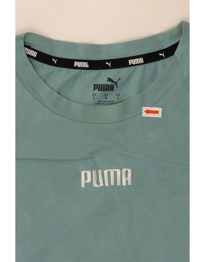 Tricou pentru bărbați Puma Top Large Blue