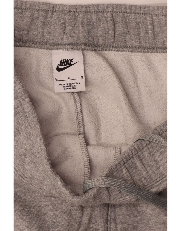 Pantaloni de trening cargo grafic NIKE pentru bărbați, bumbac color bloc, gri mediu