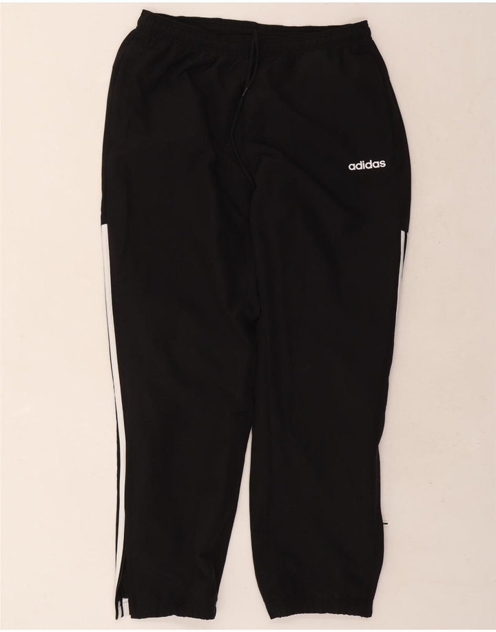 Pantaloni de trening pentru bărbați Adidas Pantaloni de jogging, mari, negru, poliester