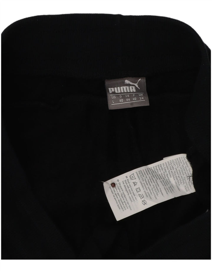 Pantaloni de trening PUMA pentru femei Pantaloni de jogging UK 14 Mare Bumbac bleumarin