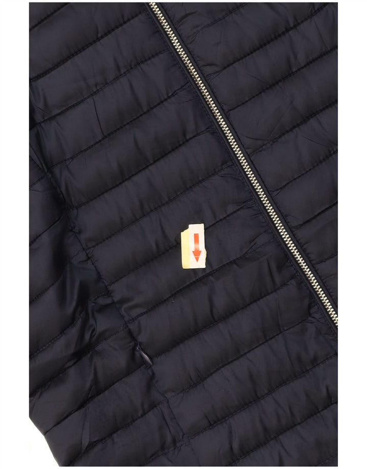 Jachetă căptușită cu glugă pentru femei MASSIMO DUTTI UK 10 Small Bleumarin