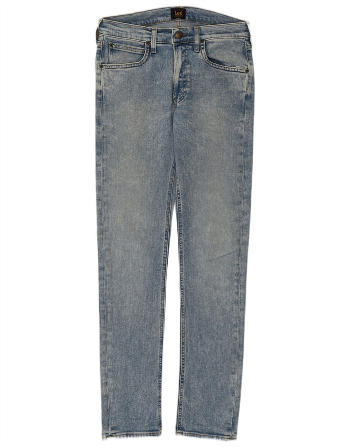 Blugi conici pentru bărbați Lee Luke Slim Fit L30 L32 Bumbac albastru