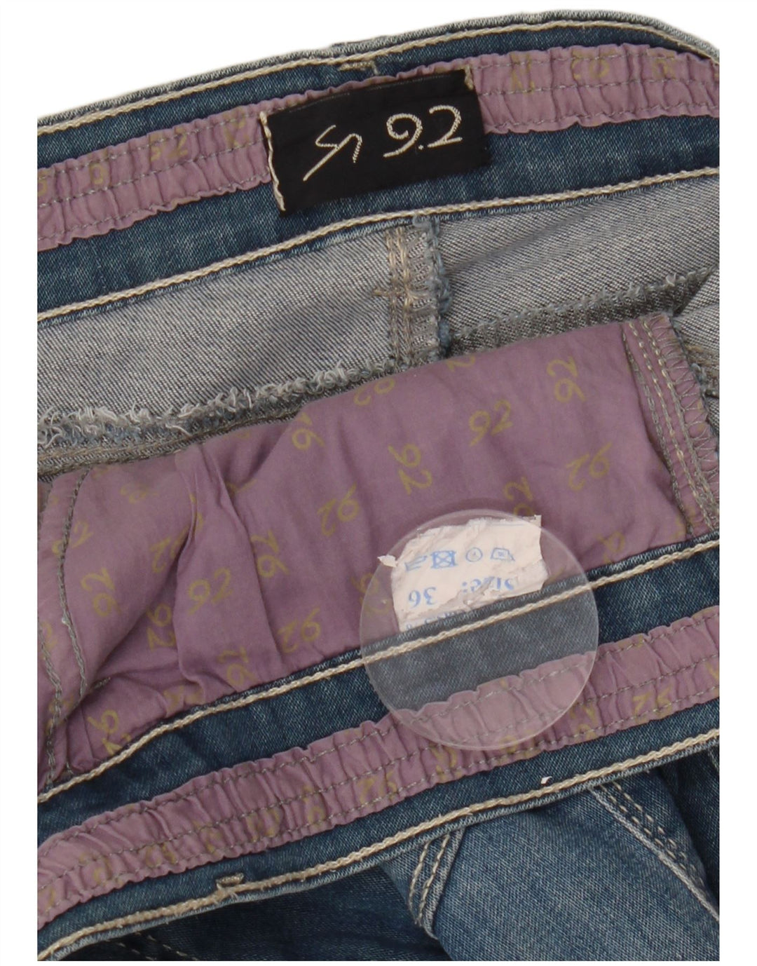 9.2 BY CARLO CHIONNA Blugi slim pentru bărbați W36 L30 Albastru