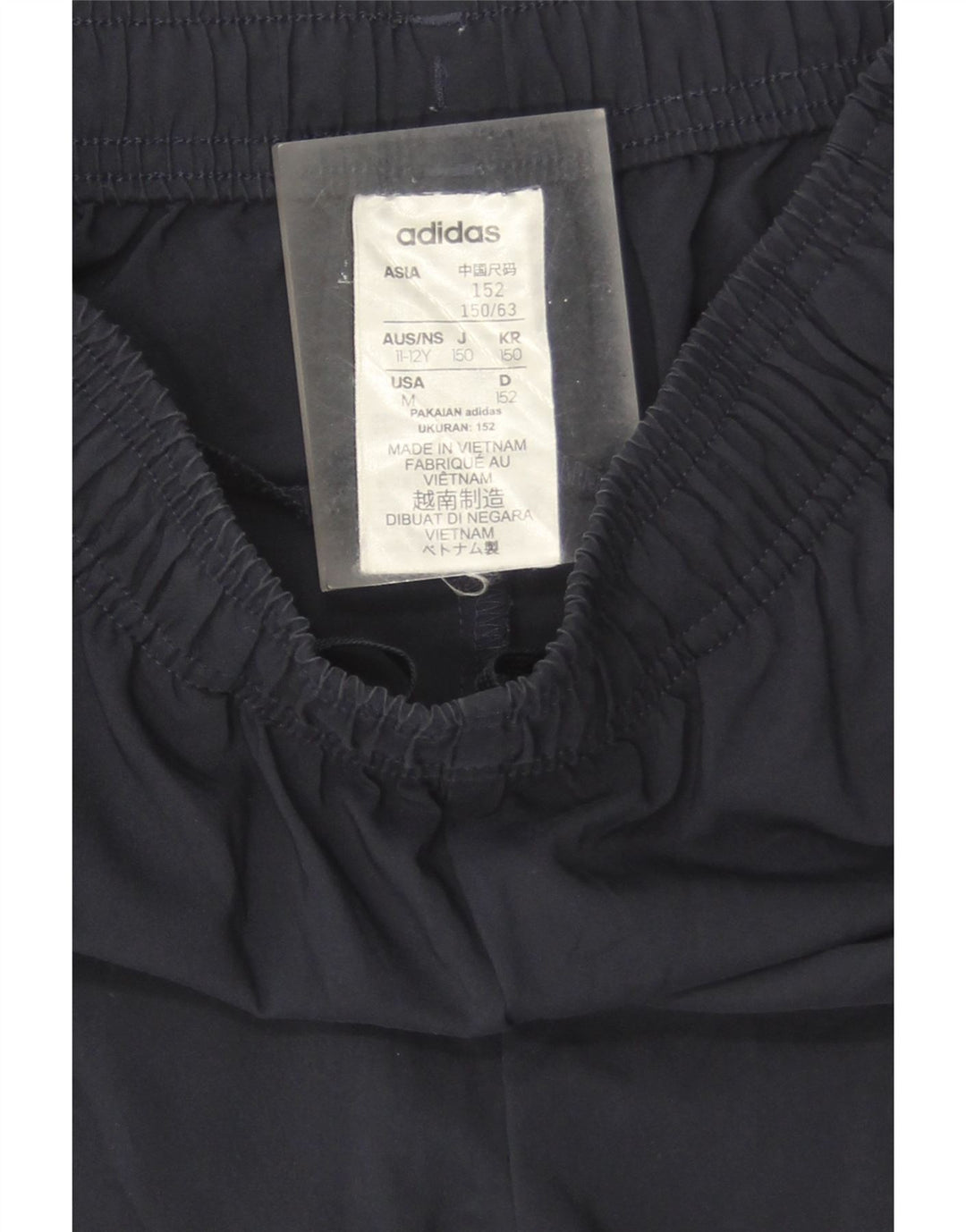 Pantaloni scurți sport pentru băieți Adidas 11-12 ani poliester bleumarin