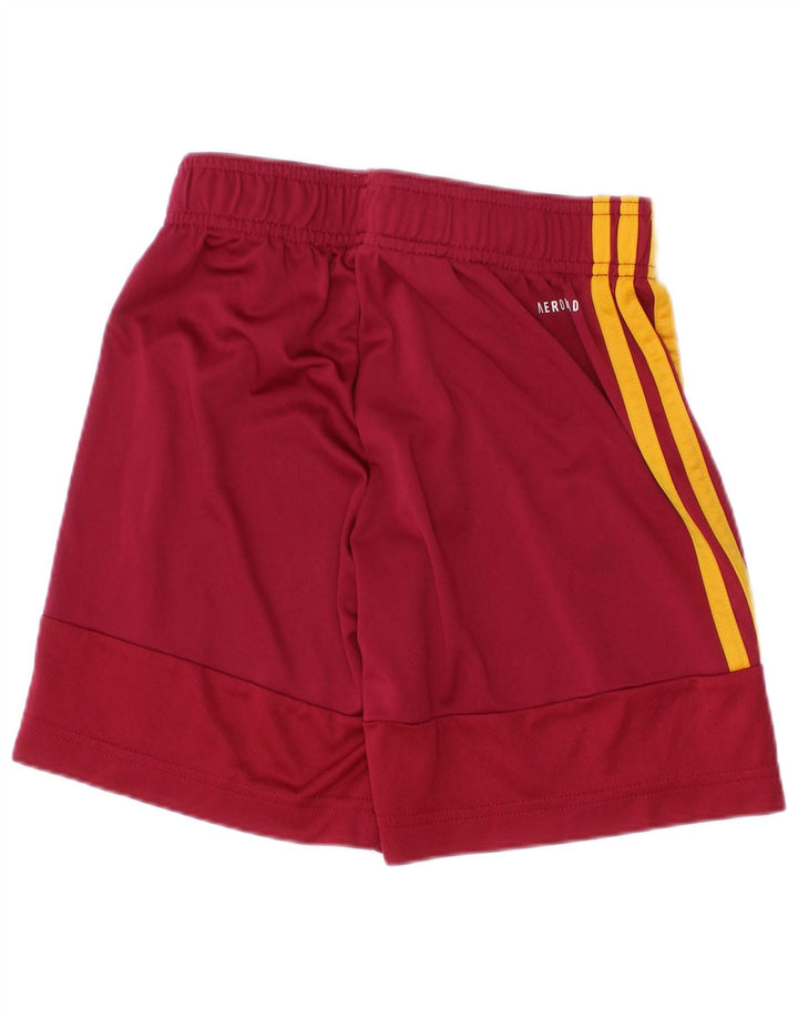 Pantaloni scurți sport Aeroready ADIDAS pentru băieți 7-8 ani Visiniu Poliester