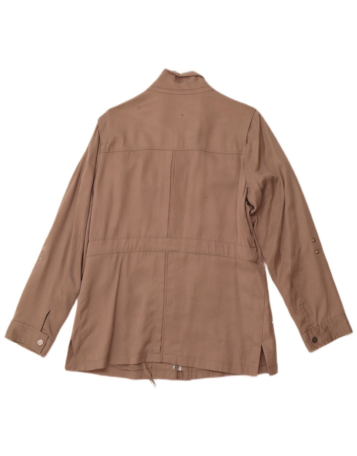 MINT VELVET Jachetă utilitare pentru femei UK 14 Medium Brown Lyocell