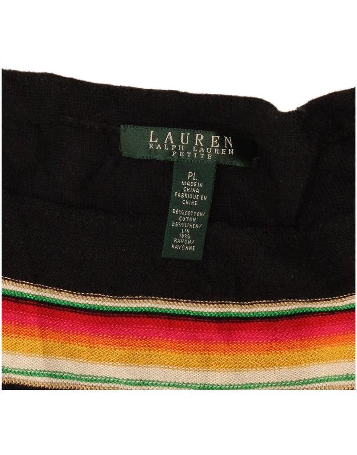 Pulover pentru femei RALPH LAUREN cu gât de barcă UK 16 mare, multicolor