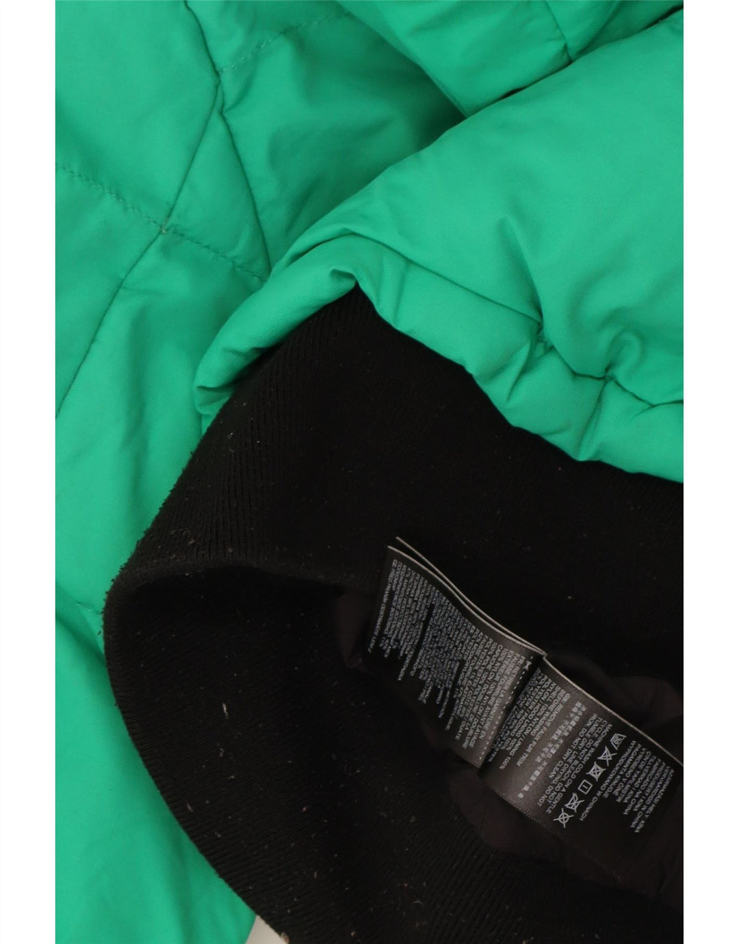 Jachetă căptușită supradimensionată cu glugă Superdry pentru femei UK 8 Small Green Colorblock