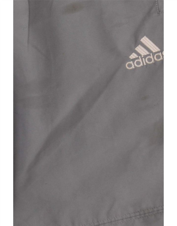 Pantaloni de trening pentru bărbați Adidas, gri mediu, poliester