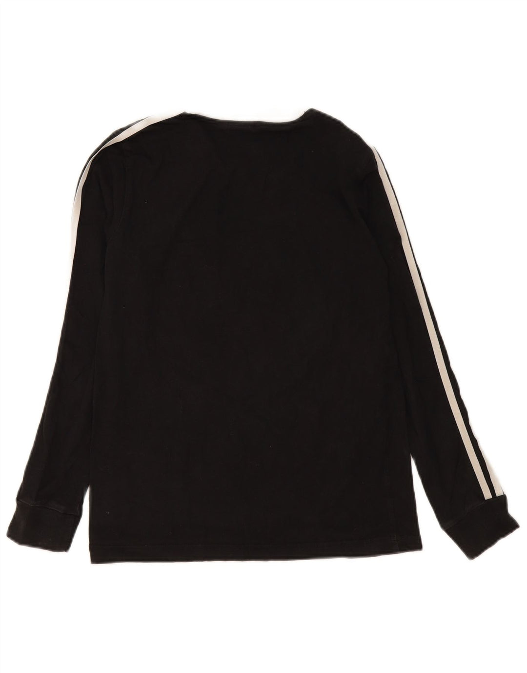 Top pentru femei Adidas cu mânecă lungă UK 10 mic, negru, bumbac