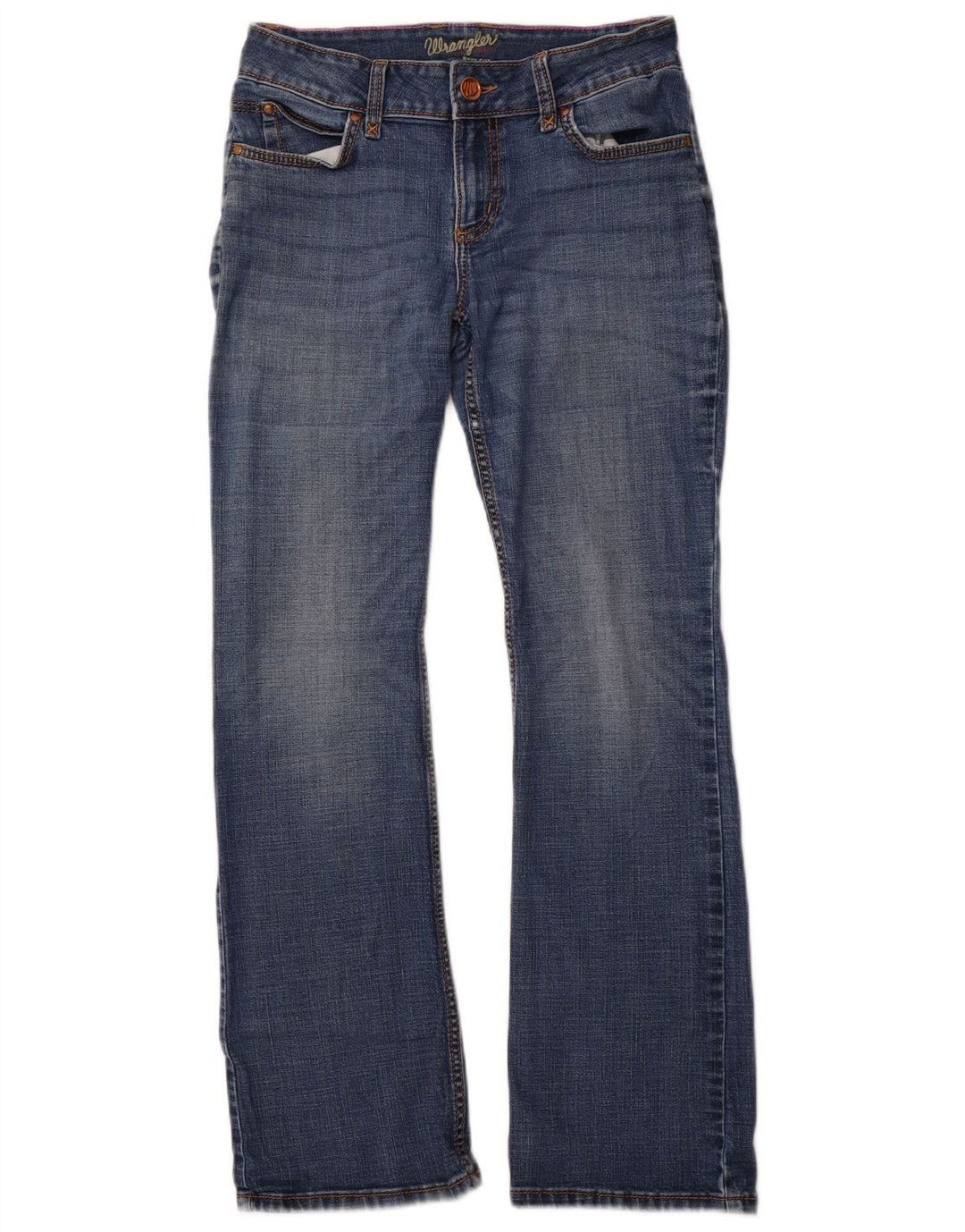 WRANGLER Blugi Bootcut pentru femei US 3 Small W30 L32 Bumbac albastru