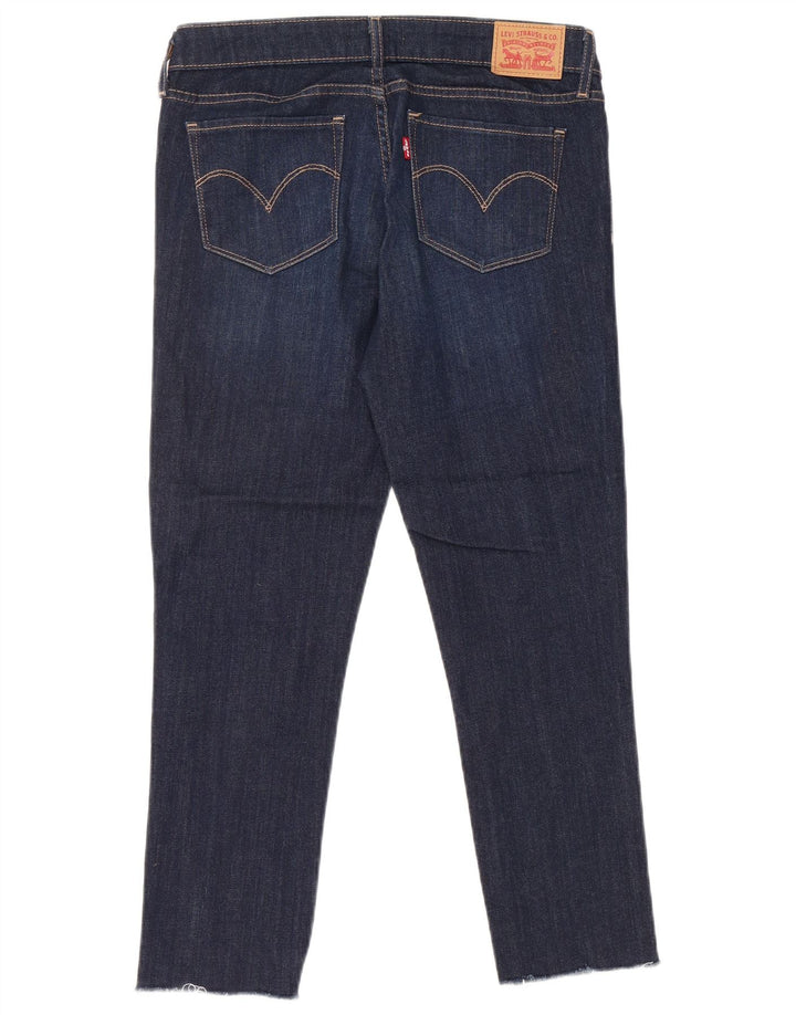 LEVI'S Womens 711 Skinny Jeans W27 L24 Blue Cotton