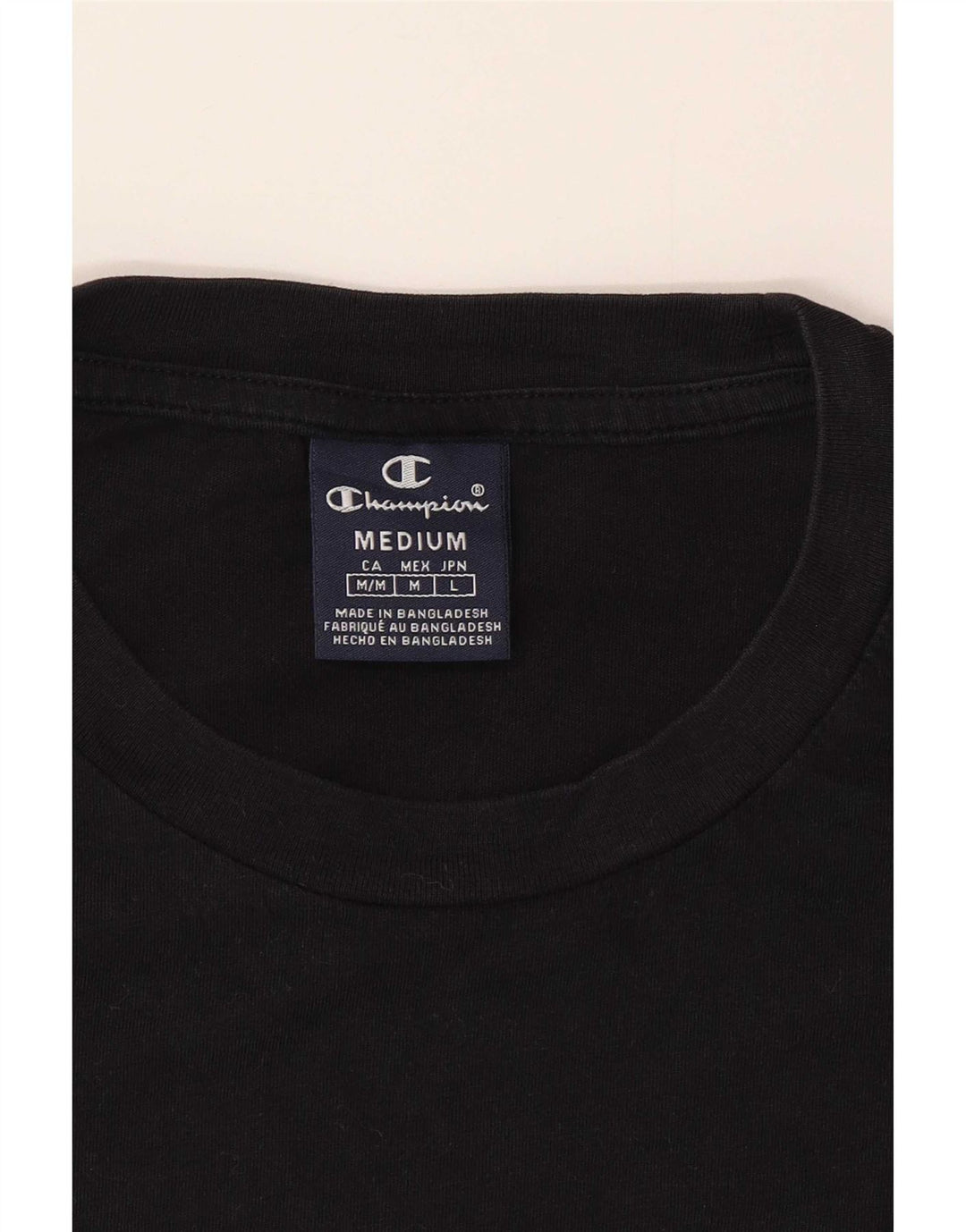 Tricou pentru bărbați Champion Top Mediu Negru