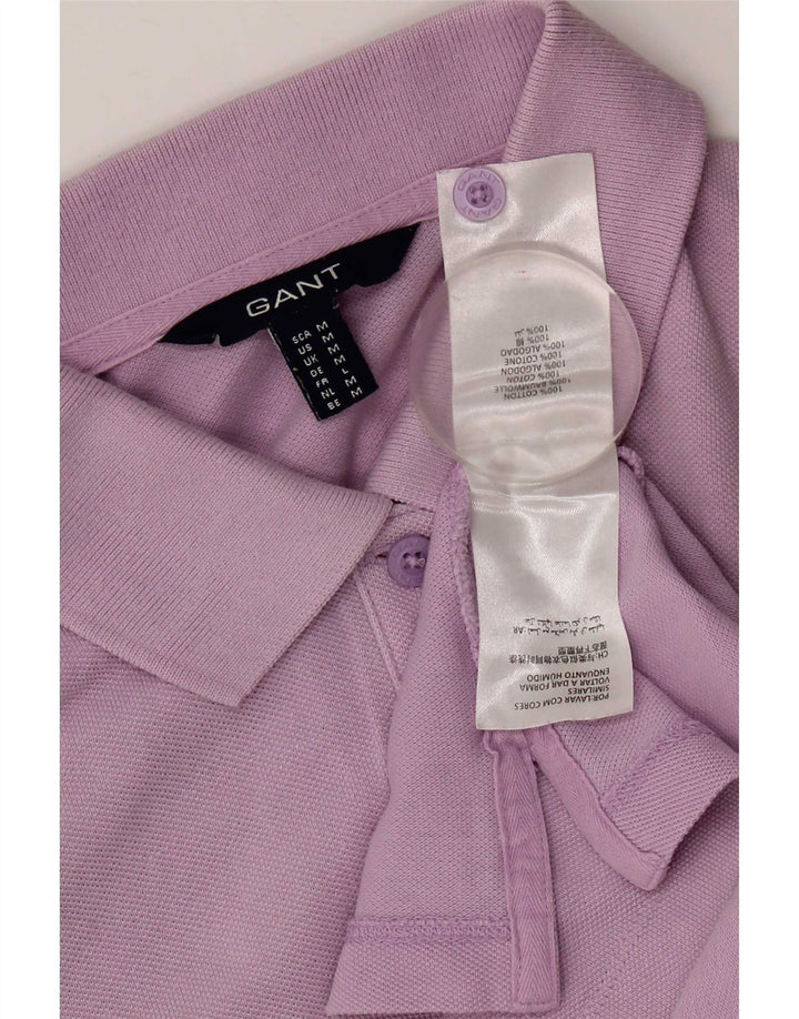Tricou polo Gant pentru femei UK 12, bumbac violet mediu