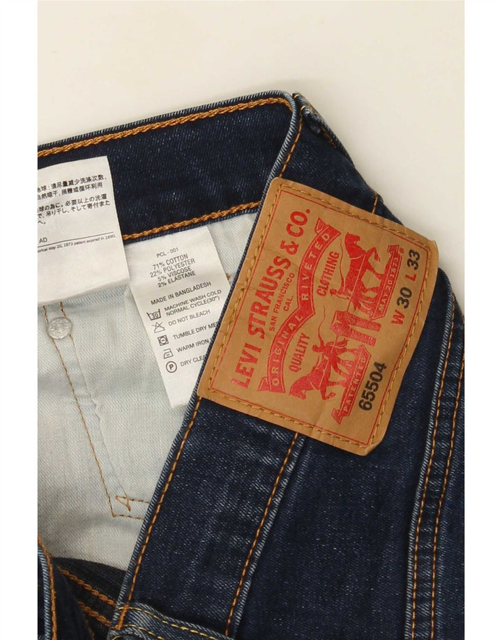Blugi slim pentru bărbați Levi's W30 L33 bumbac bleumarin