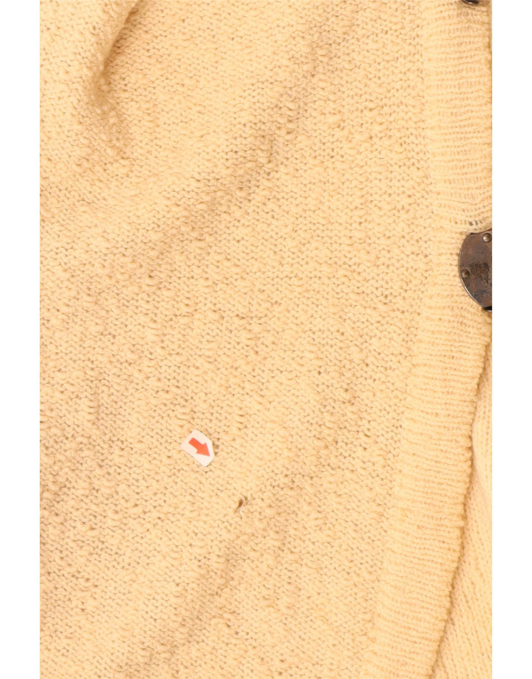 Pulover cardigan fără mâneci pentru femei ARTELANA UK 10 Mic Galben