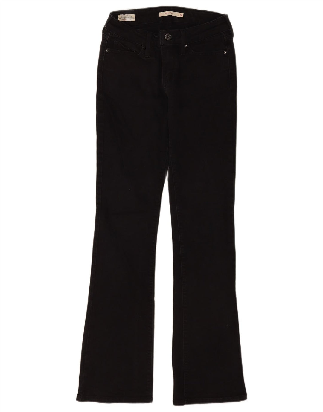 Blugi Levi's 715 Bootcut W26 L32 bumbac negru