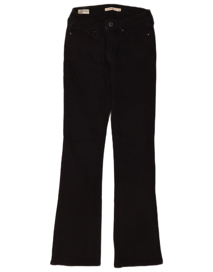 Blugi Levi's 715 Bootcut W26 L32 bumbac negru