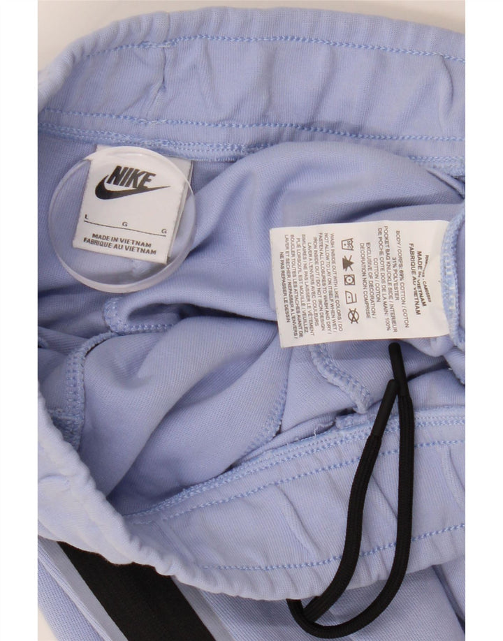 Pantaloni de trening pentru femei NIKE Pantaloni de jogging UK 14, mare, albastru, bumbac