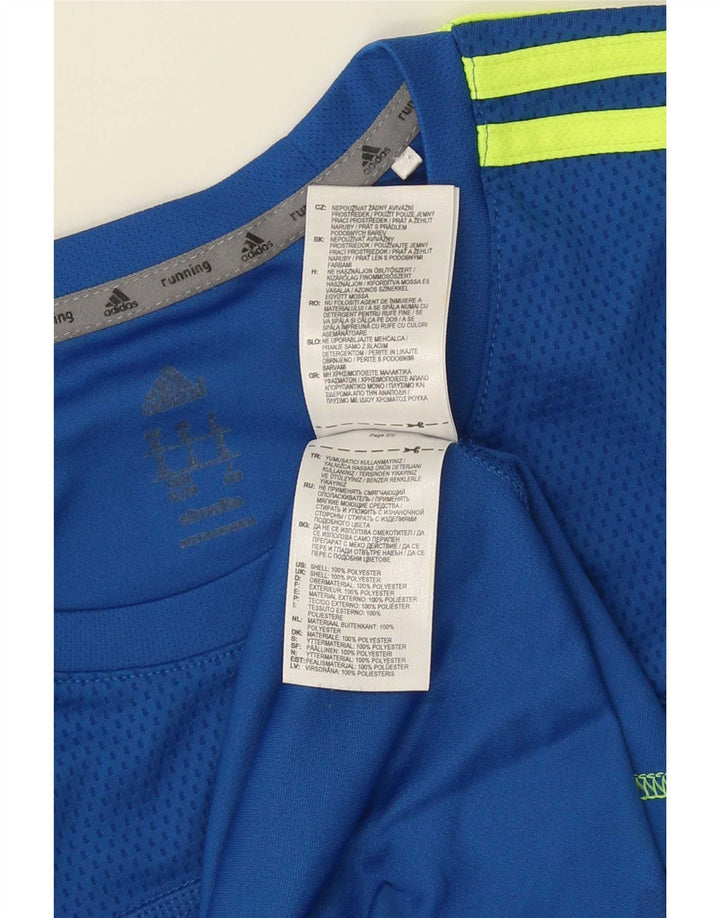 Adidas pentru bărbați top cu mânecă lungă XL albastru poliester