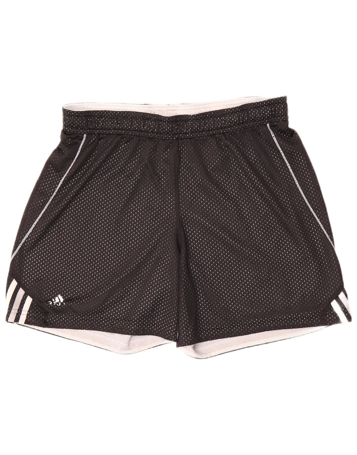 Pantaloni scurti sport ADIDAS pentru femei UK 14 Poliester mediu negru