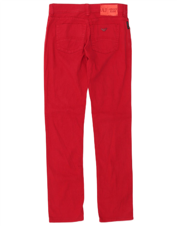 Blugi Slim Femei ARMANI L29 L30 Bumbac Roșu