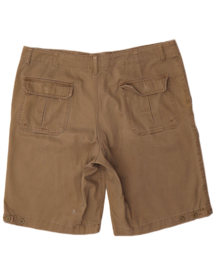 Pantaloni scurți cargo pentru bărbați Marks & Spencer XL W40 bumbac bej