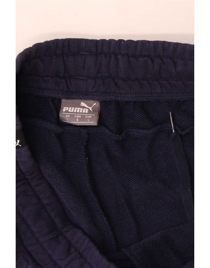 Pantaloni scurți sport grafic Puma pentru bărbați, mari bleumarin