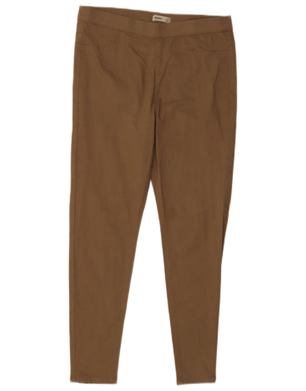 Marks & Spencer Pantaloni casual jegging pentru femei UK 14 Large W32 L27 Bej