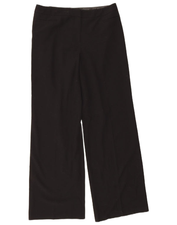 Pantaloni casual drepti pentru femei Marks & Spencer UK 14 Large W34 L32 Negru