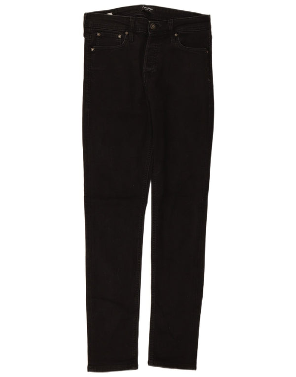 JACK & JONES Blugi skinny pentru bărbați W31 L34 negri