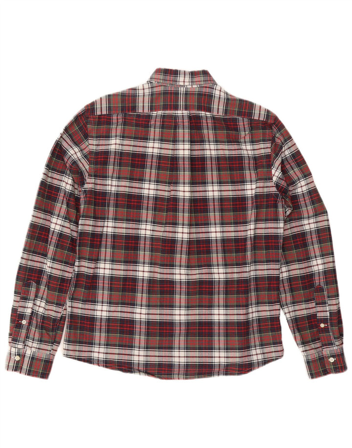 Cămașă de flanel pentru bărbați RALPH LAUREN, bumbac cu carouri, multicoloră, medie