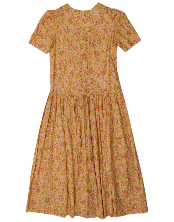 Rochie maxi pentru femei Laura Ashley UK 10 Bumbac floral multicolor mic