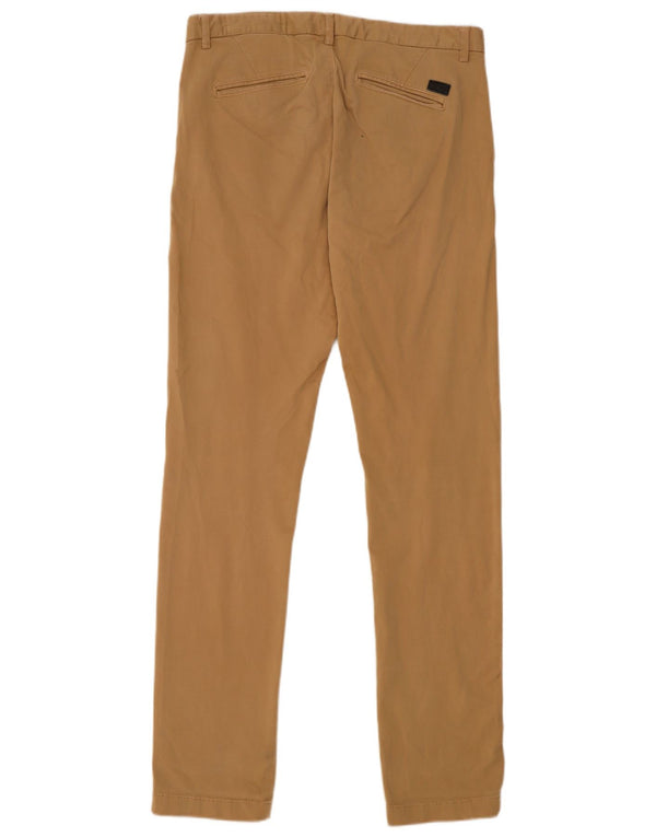 Pantaloni chino subțiri Ikks pentru bărbați L29 L32 bumbac bej