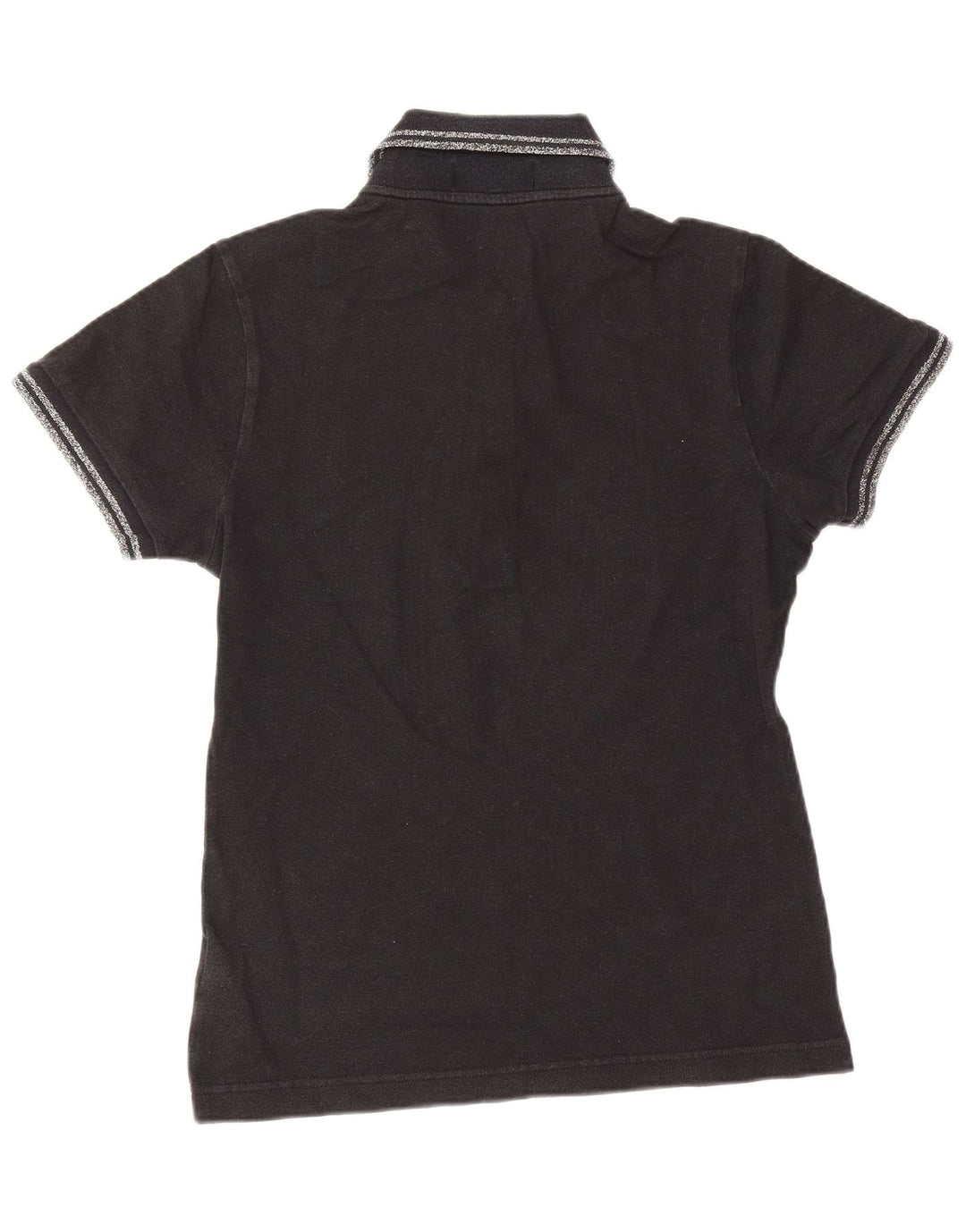 Fred Perry Tricou Polo Femei UK 10 Mic Negru Bumbac