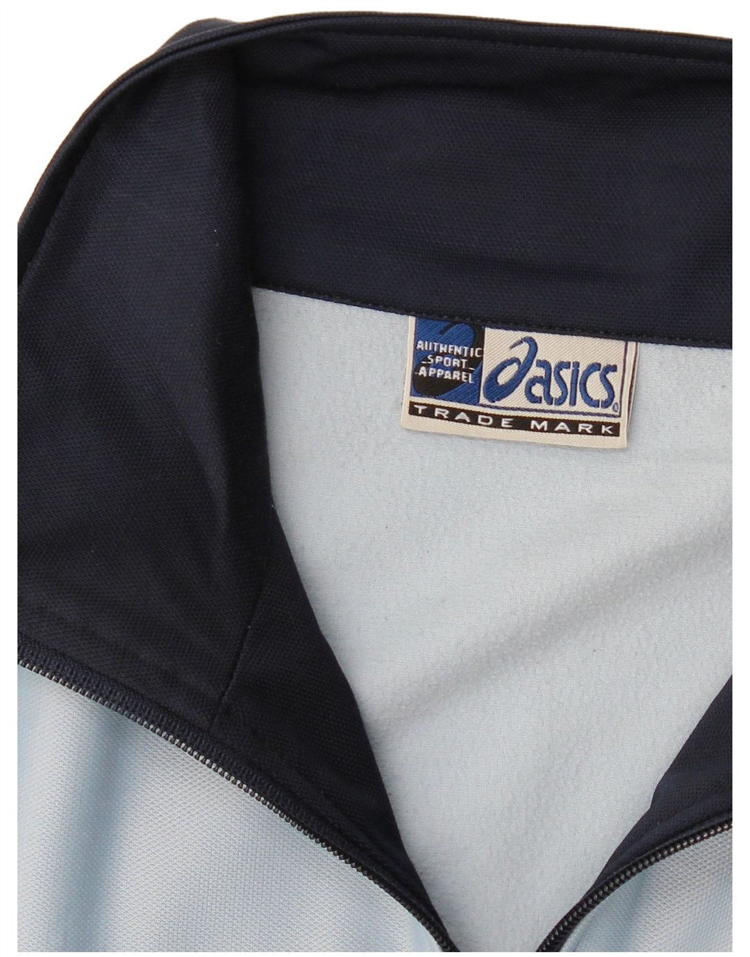 Jachetă de top pentru trening Asics pentru bărbați, albastru bleumarin mediu