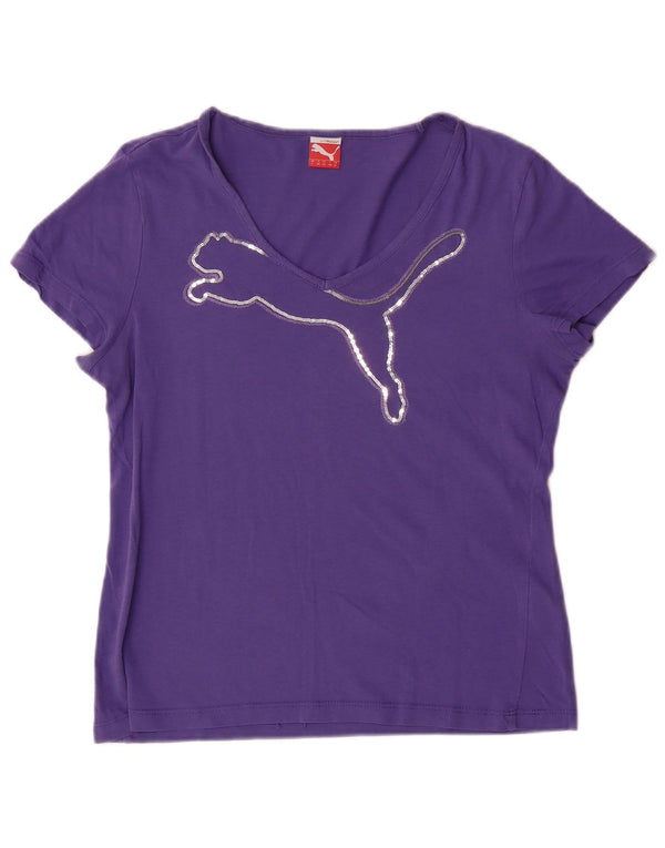 Tricou grafic PUMA pentru femei Top UK 14 Medium Purple
