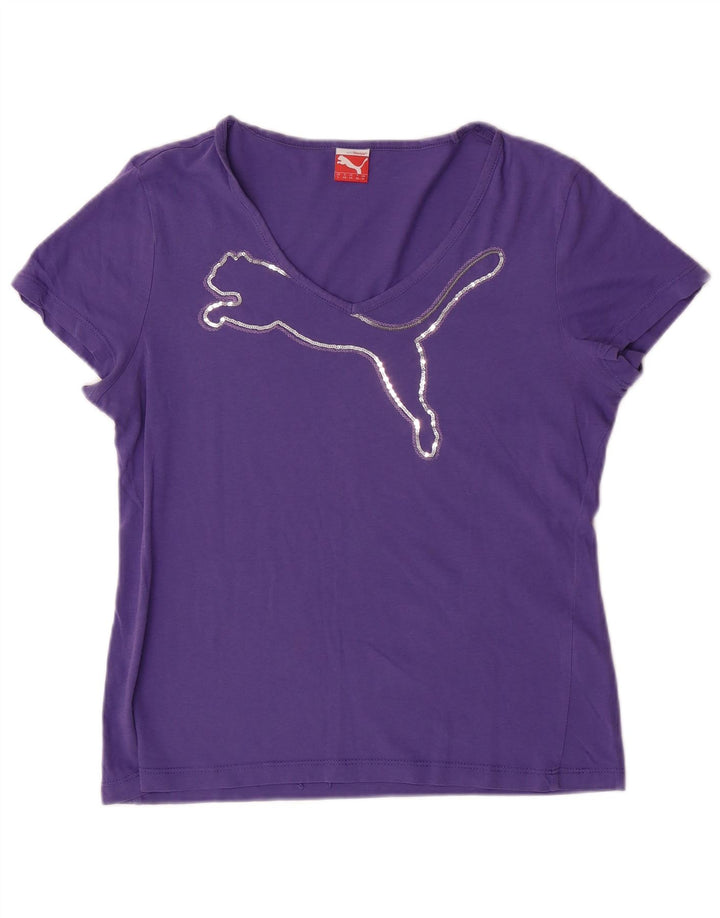 Tricou grafic PUMA pentru femei Top UK 14 Medium Purple