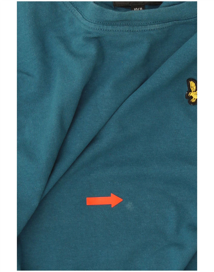 Tricou pentru băieți Lyle & Scott Top 10-11 ani Bumbac albastru