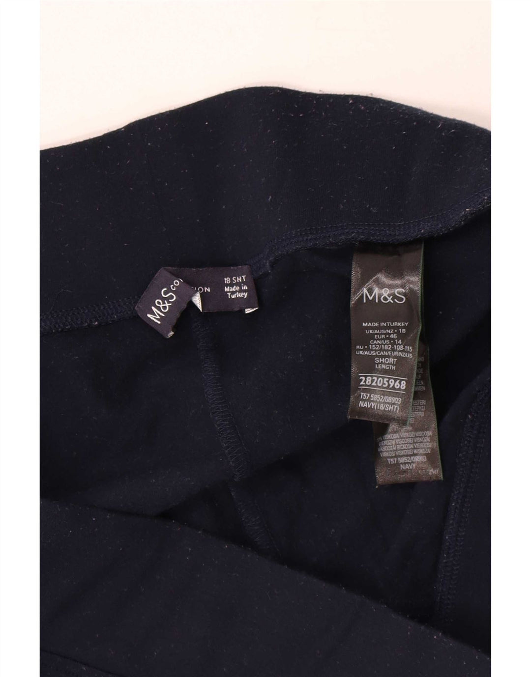 Leggings pentru femei Marks & Spencer UK 18 XL bleumarin poliester