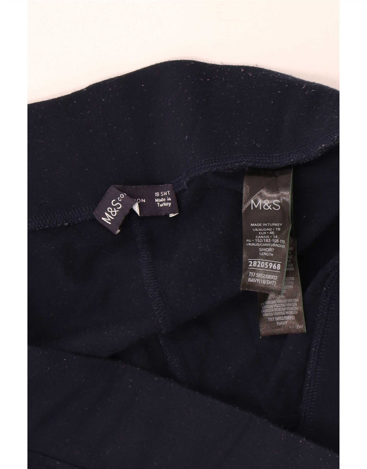 Leggings pentru femei Marks & Spencer UK 18 XL bleumarin poliester