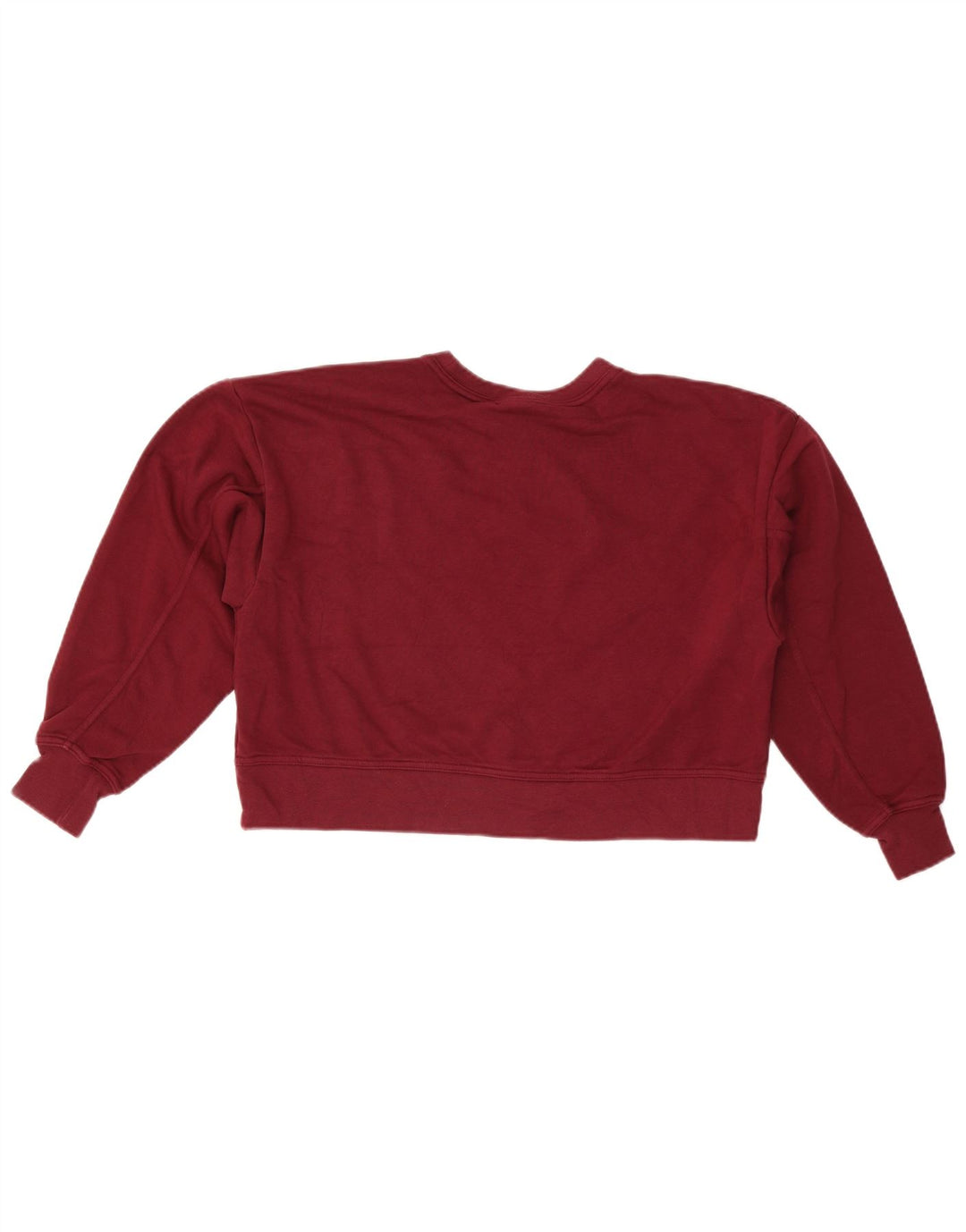Pulover NIKE pentru femei, supradimensionat cu grafic crop, UK 10 Maroon mic
